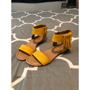 Yellow Franco Sarto Sandals!